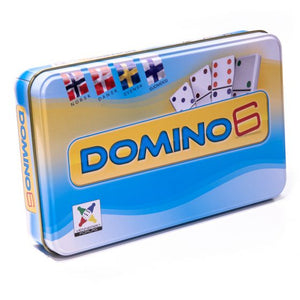 Domino i metallskrin